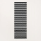 Tapis De Yoga Bandes noires et blanches (Dos)