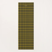 Tapis De Yoga Barclay Tartan avec vos initiales, Scottish Plaid (Dos)