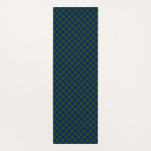 Tapis De Yoga Barclay tartan bleu vert plaid (Dos)
