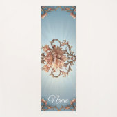 Tapis De Yoga Baroque Rose (Devant)