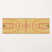 Tapis De Yoga Basket-ball Conception Yoga Mat (Devant (Horizontal))