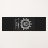 Tapis De Yoga Bass Temple Yoga Ganesh Son Système Mat (Devant (Horizontal))