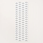 Tapis De Yoga basset blanc (Dos)