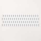 Tapis De Yoga basset blanc (Devant (Horizontal))