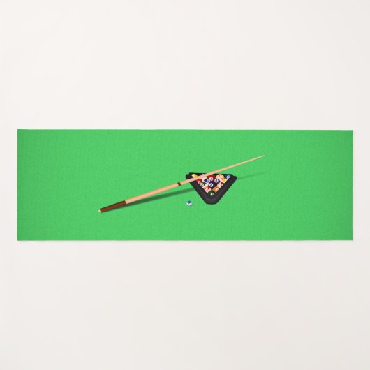 Tapis De Yoga Bâton et balles de la table de billard (Devant (Horizontal))