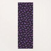 Tapis De Yoga Bats noirs violets (Dos)