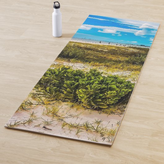 Tapis De Yoga Beach Greens (En situation)