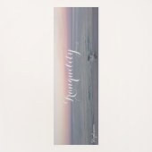 Tapis De Yoga Beach Ocean Sunrise Personnalisé (Devant)