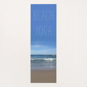 Tapis De Yoga Beach Yoga Mat (texte personnalisable) (Dos)