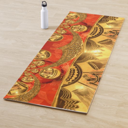 Tapis De Yoga Beau Africain (En situation)