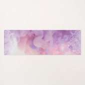 Tapis De Yoga Beau Mandala couleur Pastel (Dos (Horizontal))