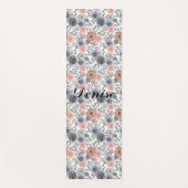 Tapis De Yoga Beau Motif Flower (Devant)