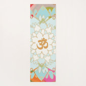 Tapis De Yoga Beau Om Lotus Mandala (Dos)