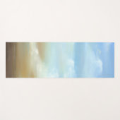 Tapis De Yoga Beau paysage avec nuages fluides (Devant (Horizontal))