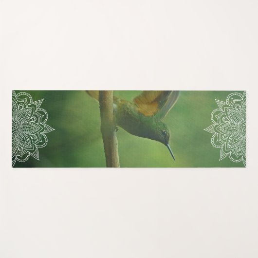 Tapis De Yoga Beau Sugar Bird Mandala Yoga Mat (Devant (Horizontal))