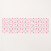 Tapis De Yoga Bébé Bow Trellis rose Bella Ribbon (Devant (Horizontal))