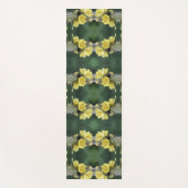 Tapis De Yoga Beetle sur Wild Mullein Flower Abstrait (Devant)