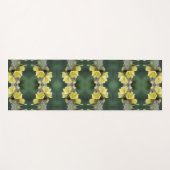 Tapis De Yoga Beetle sur Wild Mullein Flower Abstrait (Devant (Horizontal))