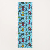 Tapis De Yoga Beetons sur bleu (Devant)
