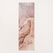 Tapis De Yoga Beige doux et élégant (Dos)