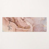 Tapis De Yoga Beige doux et élégant (Devant (Horizontal))