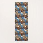 Tapis De Yoga Belle Chatty Mandarin Canard sur le lac (Dos)