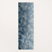 Tapis De Yoga Belle et unique Cristal de glace Méditation bleu Z (Devant)