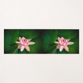 Tapis De Yoga Belle Fleur Lotus (Devant (Horizontal))