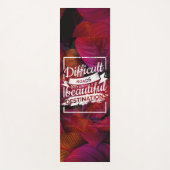 Tapis De Yoga Belle florale (Devant)