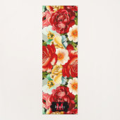Tapis De Yoga Belle florale (Devant)