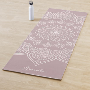 Tapis De Yoga Belle Lilac Mandala Lumière Personnalisée Yoga Mat