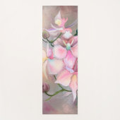 Tapis De Yoga Belle Orchidée rose Fleurs Yoga Mat (Devant)