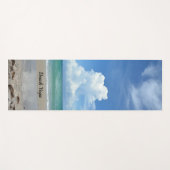 Tapis De Yoga Belle plage du paysage marin (Devant (Horizontal))