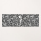 Tapis De Yoga Belles Fleurs (Devant (Horizontal))