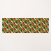 Tapis De Yoga Belles papillons Comma Satyr Orange (Devant (Horizontal))