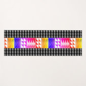 Tapis De Yoga Bénédiction de plumes du sud-ouest en arc-en-ciel (Devant (Horizontal))