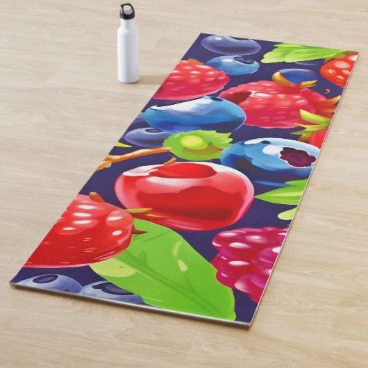 Tapis De Yoga Berry Medley (En situation)
