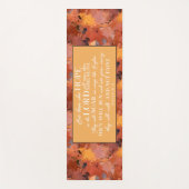 Tapis De Yoga Bible chrétienne Verse Abstrait Motif en terre cui (Devant)