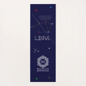 Tapis De Yoga Bibliothèque de constellation zodiaque (Dos)