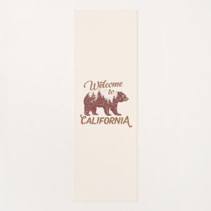 Tapis De Yoga Bienvenue à California Bear Forest