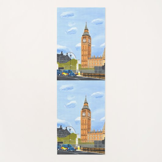Tapis de yoga Big Ben Londres (Devant)