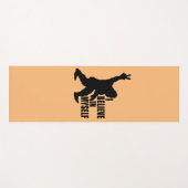 Tapis De Yoga Bigfoot-Je crois en moi-même (Devant (Horizontal))