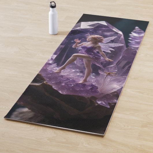 Tapis De Yoga Bijou en pierre de Gemstone Amethyst Fairy (En situation)