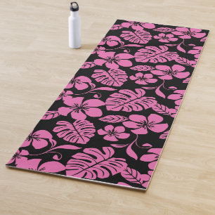 TAPIS DE YOGA BIKINI ROSE (NOIR/ROSE)