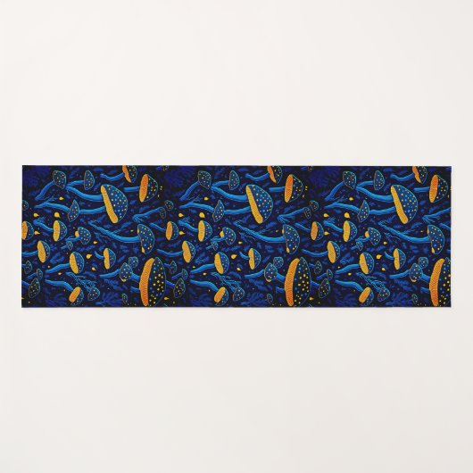 Tapis De Yoga Bioluminescent Bliss Yoga Mat (Devant (Horizontal))