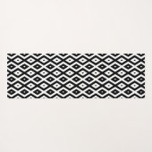 Tapis De Yoga Black and white diamond pattern (Dos (Horizontal))