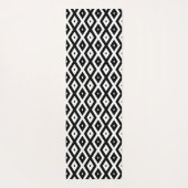 Tapis De Yoga Black and white diamond pattern (Dos)