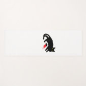 Tapis De Yoga Black Cat Killer instincts Dead Mouse Punk Goth (Devant (Horizontal))