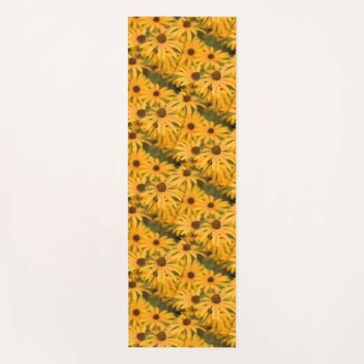 Tapis De Yoga Black Eyed Susan Blooms (Devant)