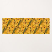 Tapis De Yoga Black Eyed Susan Blooms (Devant (Horizontal))